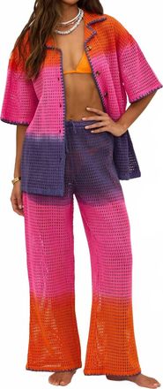 Beach Riot Alex Oversized Pant In Multicolor