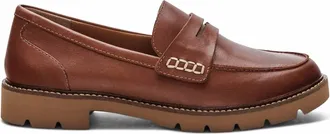 Aetrex Womens Collette Loafer In Cognac