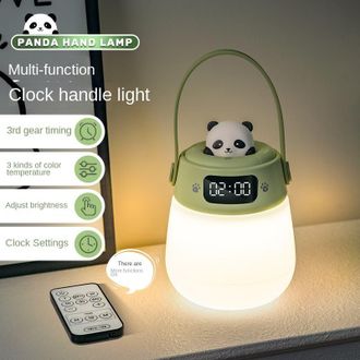 OEM Reloj De Luz Nocturna Port&aacute;til Para El Hogar, Con Temporizador, Recargable Por Usb, Control Remoto, Luz Ambiental De Brillo Ajustable Y Luz T&aacute;ctil Tri