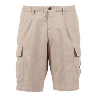 BRIGLIA 1949 Casual Shorts, male, Beige, Size: 2XL Newport Bermuda