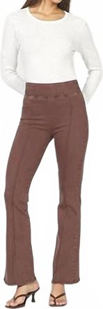 Dear John Denim Mindy Flare Pant In Capuccino