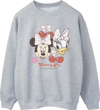 Disney Dames/Dames Cherry Pie Minnie Mouse Sweatshirt (Sportgrijs)