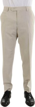 HUGO BOSS Heren, Broeken, Beige, Maat: 2XL Katoen
