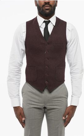 Nino Danieli Wool 7 Buttons Vest With Oatch Pockets size 46