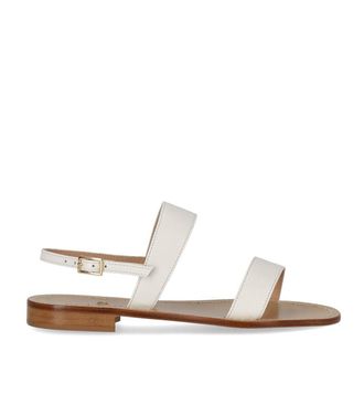 Paolo Ferrara SANDALO FLAT BIANCO PAOLO FERRARA