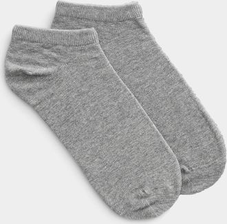 Simons Womens Solid ped socks 2-pack