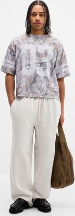Djab Mens Washed wide-leg sweatpant Relaxed fit Imported from Seoul