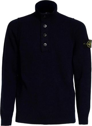 Stone Island Heren, Truien, Blauw, Maat: S Zijde