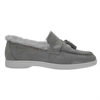 Firetrap Dames/Dames Loro Suede Platte Bootschoenen (Lichtgrijs)