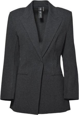 Norma Kamali Single-Breasted Tailored Blazer