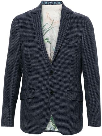 Etro single-breasted blazer - Blue