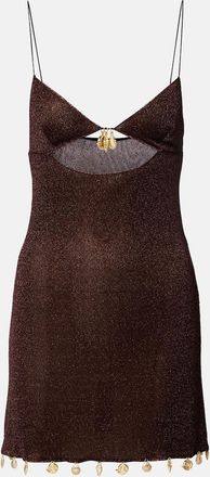 Os&eacute;ree Os&eacute;ree Lumi&egrave;re cutout minidress