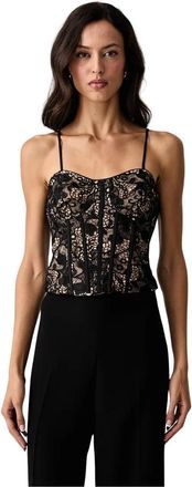 Guess Monica Pizzo - - Tops - Donna - Nero - XL