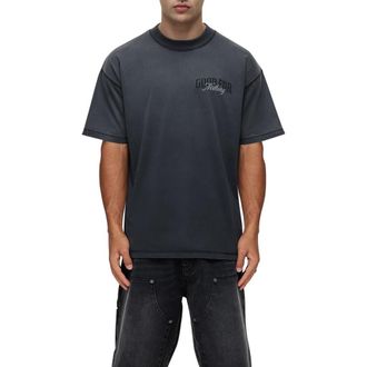 Good For Nothing Revival Printed Washed T-Shirt in Black at Nordstrom, Size Small Uk