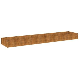 vidaXL vidaXL Fioriera Rialzata da Giardino 482x100x36 cm in Acciaio Corten