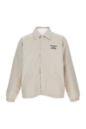 Dr&ocirc;le de Monsieur Waterproof Twill Oversized Jacket with Pointed Collar