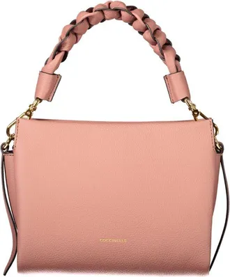 Coccinelle Pink Leather Womens Handbag