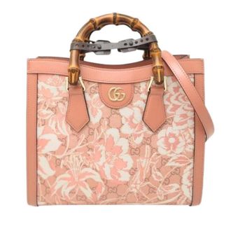 Gucci Pre-owned Tote Bag - Dames - Pre-owned - Beige - Maat: ONE Size Leer