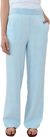 Bella Dahl Catalina Stitch Detail Pull-On Pants in Coastal Fade Wash at Nordstrom, Size Medium