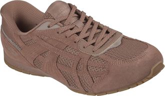 Skechers Retro Lite Oshare Leren Dames Bruine Trainers