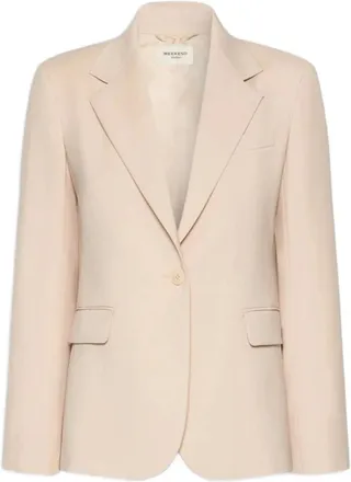 Max Mara Jassen, Dames, Roze, L, Wkdlamine Blazer
