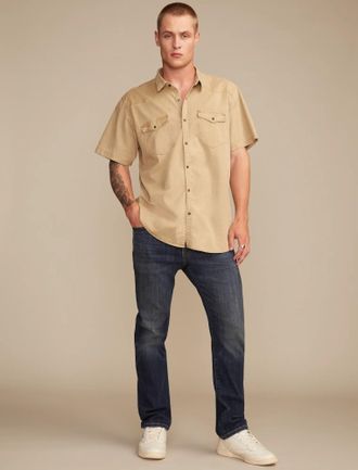 Lucky Brand Mens 410 Athletic Straight Coolmax Stretch Jean