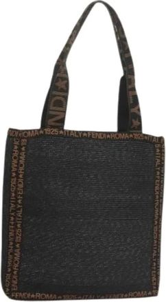 Fendi Pre-owned Tote Bags, female, Black, Size: ONE SIZE Pre-owned Tote Bag