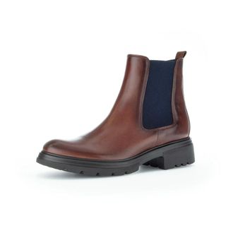 Gabor Chelsea Boot - Dames - Schoenen - Bruin - Maat: 39 1/2 EU Leer