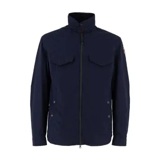 Parajumpers Light Jackets, male, Blue, Size: XL Evander Overshirt Jacket