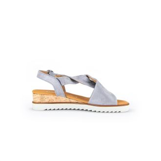 Gabor Womens Wedge Heel Sandals In Blue