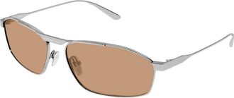 Balenciaga BB0416S 006 Mens Sunglasses Gunmetal Size 63