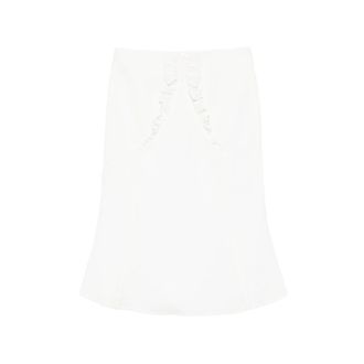 Shushu/Tong Ruffle-trimmed Flared Skirt