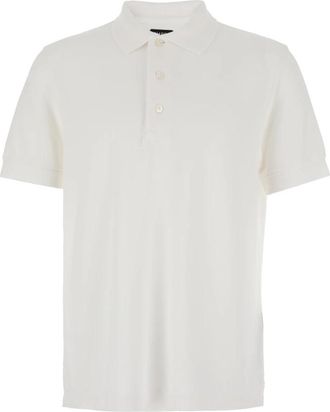 Tom Ford Piqu&eacute; Polo Shirt - Heren - Polos - Wit - XL - Katoen - Tops