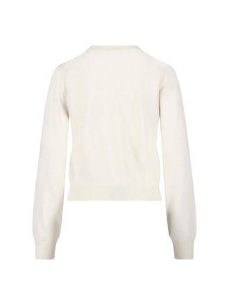 Maison Kitsun&eacute; Womens Sweaters White Lana