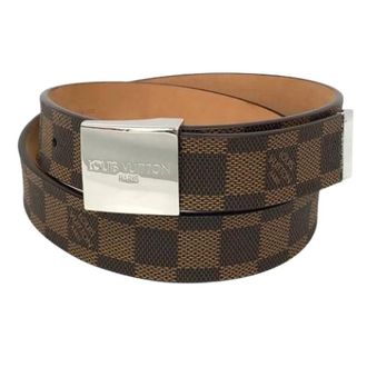 Louis Vuitton Pre-owned Damier Canvas Belt - female - Louis Vuitton Vintage - Vintage Belts - Brown - ONE SIZE - Pre-owned