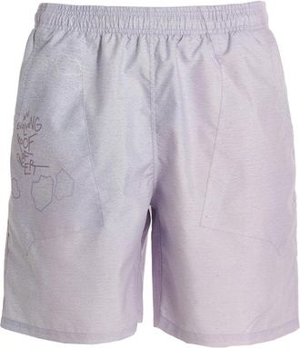 Objects IV Life Purple Printed Beach Shorts