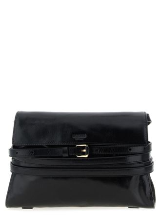 Moschino Womens Tie Me Crossbody Bag