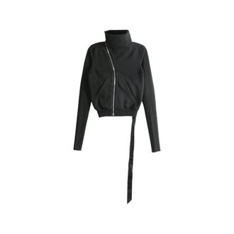 Rick Owens Mountain Sweat Asymmetric Zip-up Hoodie
