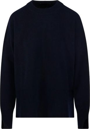 Roberto Collina Kasjmier trui met lange mouwen - Blauw