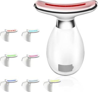 OEM Masajeador Facial, Dispositivo De Belleza Antiarrugas Para Rostro Y Cuello, Dispositivo De Lifting Facial Inteligente Con 7 Colores Y 3 Modos, Disposi