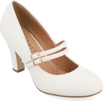 Journee Collection Women & apos;s Narrow Width Windy Pumps