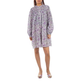 Isabel Marant Danael Smocked Dress, Brand Size 36 (US Size 4)