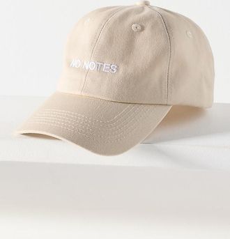 Intentionally blank No Notes Baseball Cap
