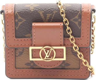 Louis Vuitton Borsa a spalla Dauphine mini con monogramma 2020 - Marrone