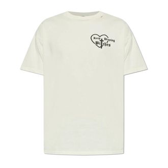 Willy Chavarria T-Shirts, male, Beige, Size: S Printed T-Shirt