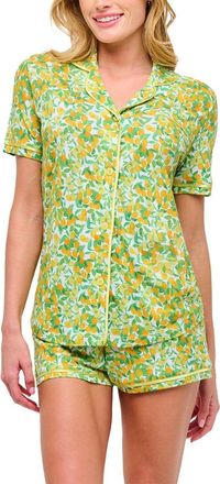 Cosabella 2pc Bella Printed Top Boxer Pajama Set