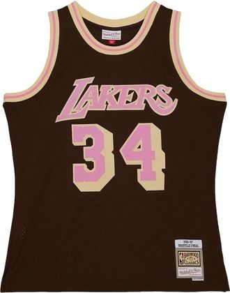 Mitchell & Ness Canotta Lakers 1996 Shaquille ONeal - Marrone