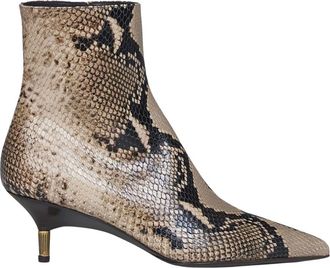 Khaite Bella Kitten Heel Ankle Boot - female - Khaite - Heeled Boots - Multicolor - 4 1/2 UK - Shoes