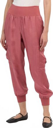Cinq &agrave; Sept Giles Relaxed Jogger Pants In Redwood Mist