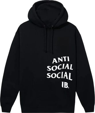 ANTI SOCIAL SOCIAL CLUB logo-print cotton hoodie - Black